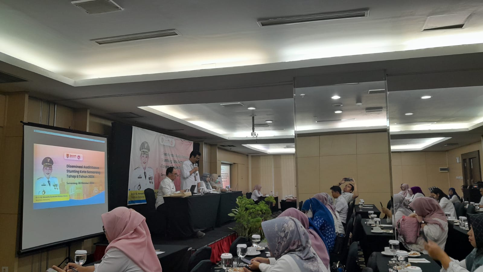 DISKOMINFO Kota Semarang Menghadiri Rapat Koordinasi Diseminasi Audit Kasus Stunting Tahap II Tahun 2024
